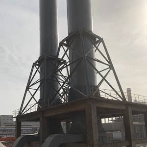 炼铁厂转鼓烟囱